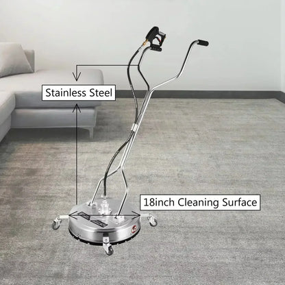 Hogedrukreiniger - Oppervlaktereiniger - Terrasreiniger - Karcher - 18Inch - 4000 PSI - met 3/8" Snelkoppeling, Geschikt - voor Terrassen en Opritten