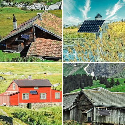 Zonnepaneel - Zonnepanelen - Monokristallijn - 150W - Waterdicht IP65  - Voor Balkon, Camper & Off-grid Systeem - Breed Inzetbaar - QUORE