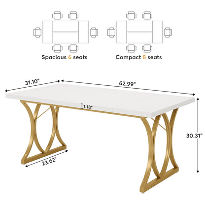 Bureau – Werkplek – Thuiswerkplek – Studietafel – Vergadertafel – Metalen Frame – Slijtvast MDF Werkblad