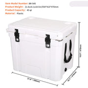 Koelbox - Koelers - Koelbox Auto - Koelbox - 45QT - Koelbox Klein - Grote Capaciteit Ijskast Koelbox voor Familie Outdoor Camping Activiteiten