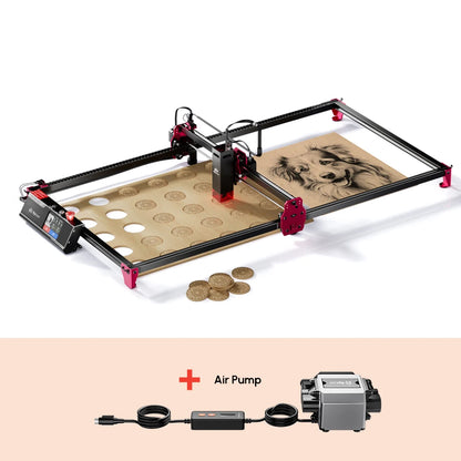 Wireless AlgoLaser DIY KIT MK2 Expand Large Area 400*850mm High Speed Laser Engraver Wood Cutting Machine with 10W Laser Module