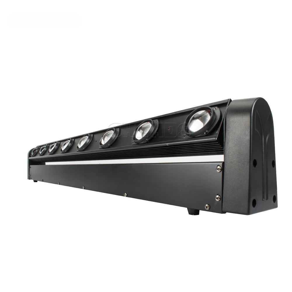 LED Beam Bar – DJ Verlichting – Podiumlicht – Evenementenlicht – Theaterlicht – 8x12W RGBW LED – DMX512 Geluidsgestuurd – Compact Robuust Design – EU Plug
