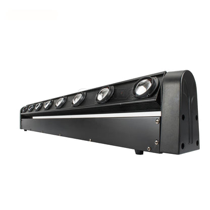 LED Beam Bar – DJ Verlichting – Podiumlicht – Evenementenlicht – Theaterlicht – 8x12W RGBW LED – DMX512 Geluidsgestuurd – Compact Robuust Design – EU Plug