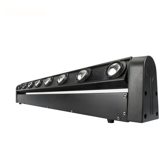 LED Beam Bar – DJ Verlichting – Podiumlicht – Evenementenlicht – Theaterlicht – 8x12W RGBW LED – DMX512 Geluidsgestuurd – Compact Robuust Design – EU Plug