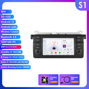 CarPlay - Multimedia Autoradio - CarPlay Scherm - Autoradio - Android Automultimedia - S1 - voor BMW 3 Serie E46 M3 1998-2001 2002 2003 2004 2005 - AutoRadio Multimedia Videospeler