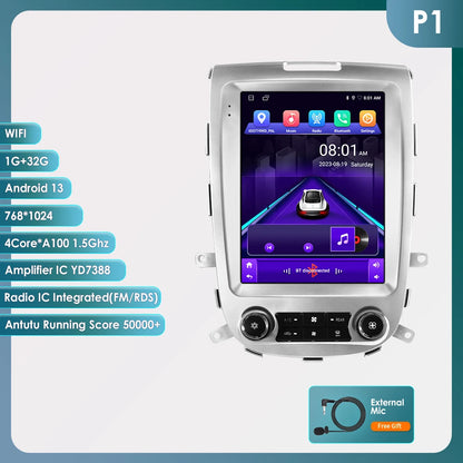 Autoradio – Multimedia Speler – GPS Navigatie – 2DIN Stereo – Bluetooth Connectiviteit – 9,7 Inch Touchscreen – Android 13 Systeem – 360° Camerasteun