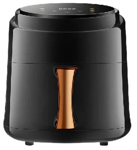 Airfryer - Grote Capaciteit - Inhoud 8L - Multifunctionele friteuse - Airfryer - Heteluchtfriteuse - Temperatuurregeling - 220-240V - Oven - Grill - Defrost Function - Zwart - QUORE