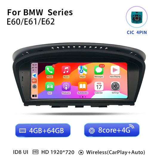 Autoradio – Multimedia Unit – Auto Radio – Navigatiesysteem – DAB+ Radio – Draadloze CarPlay – Android 14 – 8-Core Processor – 8,8 Inch HD Scherm