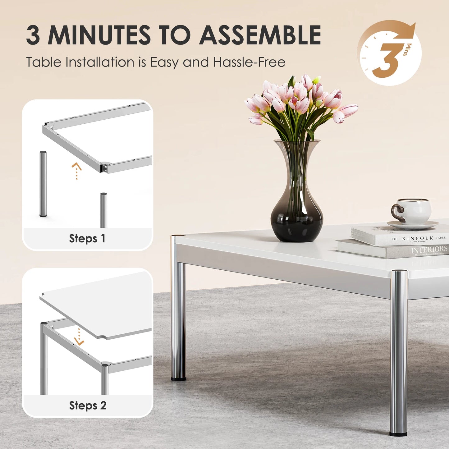 Wood Color Panel Desk Glass Table Living Room Furniture Home Coffee Table Modern Simple Dining Table For Bedroom Side Desk Table