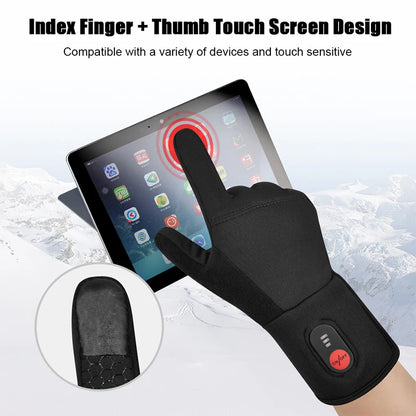 Verwarmde Handschoenen – Handschoen Voering – Elektrische Handschoenen – Winterhandschoenen – Oplaadbare Handschoenen – XL/XXL – 3 Warmtestanden – Ademend Polyester & Katoen