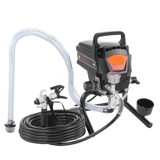 Airless Verfspuit - Verfspuiten Electrisch - Verfspuitmachine - 950W - 15 meter - 3000 PSI Hogedruk - Instelbare Snelheid - met Verlengstok - Verfspuit - voor Muren - Meubels - en Plafonds