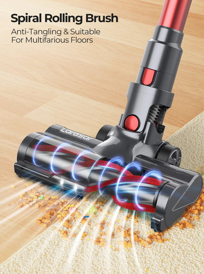 LARESAR V8 48Kpa 500W Cordless Vacuum Cleaner Elite 8 Car 60 Mins Home Appliance Wireless Removable Battery NEW Brushless motor