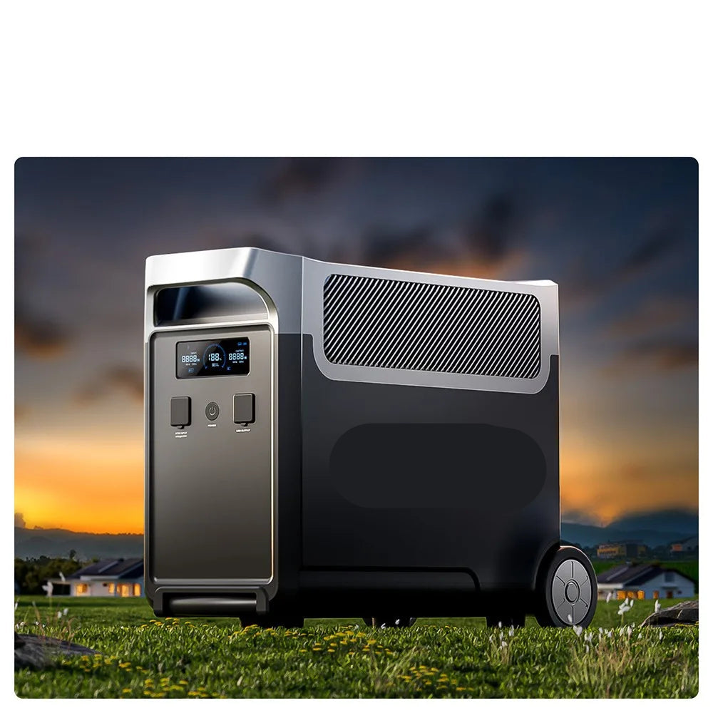 Uitbreidingsbatterij – Accu – Powerbank – Extra Accu – LiFePO4 3840Wh – Zonne-energie Opladen – USB-A 18W Type-C 100W