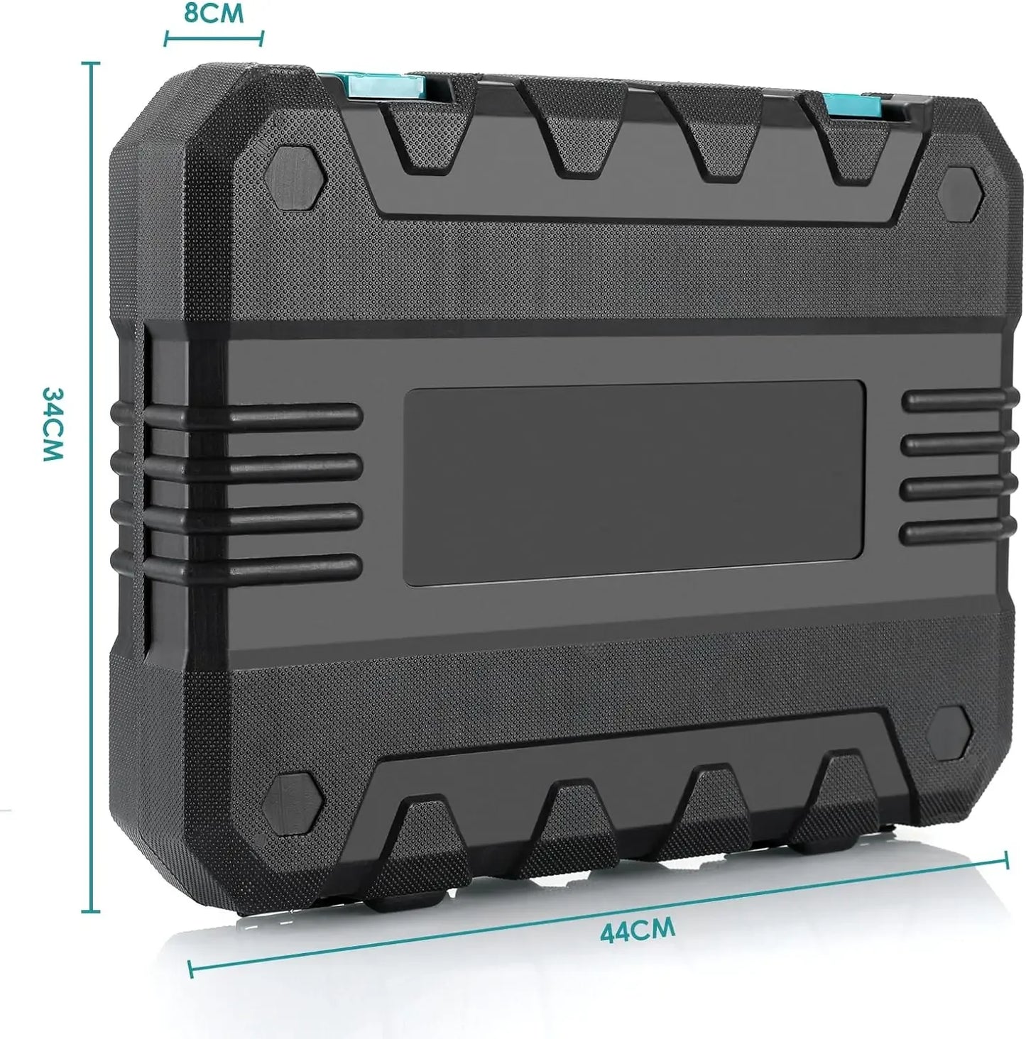 Gereedschap - Gereedschapset Automechanica - Hand Gereedschapsset - met Koffer - 198-Delige - voor Auto - Thuis - Garage - Motorfiets - Thuis Reparaties - Onderhoud - 44 x 34 x 4 cm - Turkoois