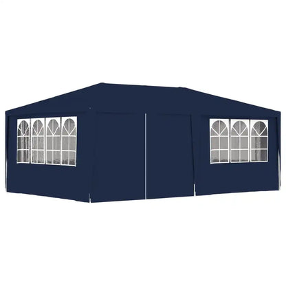 Tuinpaviljoen – Partytent – Tuitent – Buitentent – Evenemententent – 4x6 Meter – Waterdicht PE Materiaal – Roestvrij Stalen Frame - Wit