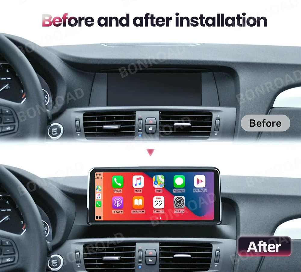 Multimedia Speler – Autoradio – Infotainmentsysteem – Touchscreen Unit – Navigatiesysteem – Draadloze CarPlay & Android Auto – 10,25 Inch HD Scherm