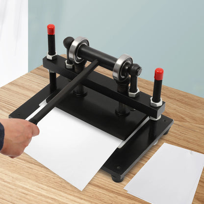 Leren Snijmachine – Snijmachine Voor Leer – Handmatige Snijmachine – Leer Snijapparaat – Stalen Constructie – Tot 2 Ton Druk