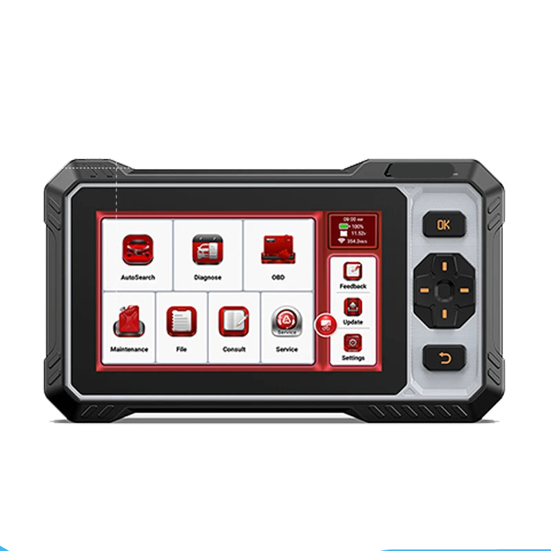 OBD2 Diagnosetool – Auto Scanner – Foutcode Lezer – Diagnosescanner – Onderhoudstool – 6,2 Inch Touchscreen – Bi-Directionele Functies