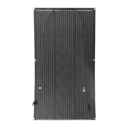 Zonnepaneel - Zonnepanelen - Zonnepanelen met stekker - Zonnepaneel camper - Zonnepanelen plat dak - 100W - Hoogwaardige ETFE Flexibele Zonnepaneel Monokristallijn Kit voor 12V Acculader - Off-Grid Power Camping