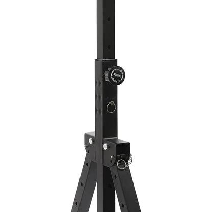 Uittrekbare Pull-Up Bar – Optrekstang – Fitness Bar – Dips Station – Workout Bar – Zwart – Verstelbare Hoogte 1,75-2,3m – Maximaal 200 kg Draagvermogen