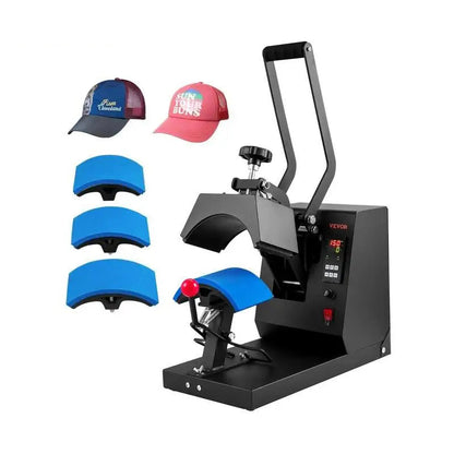 Transferpers - Heat Press Machine - Sublimatie Printer - Hoed hittepers - 4 in 1 Cap warmte persmachine - Hittepers Transferpers - QUORE