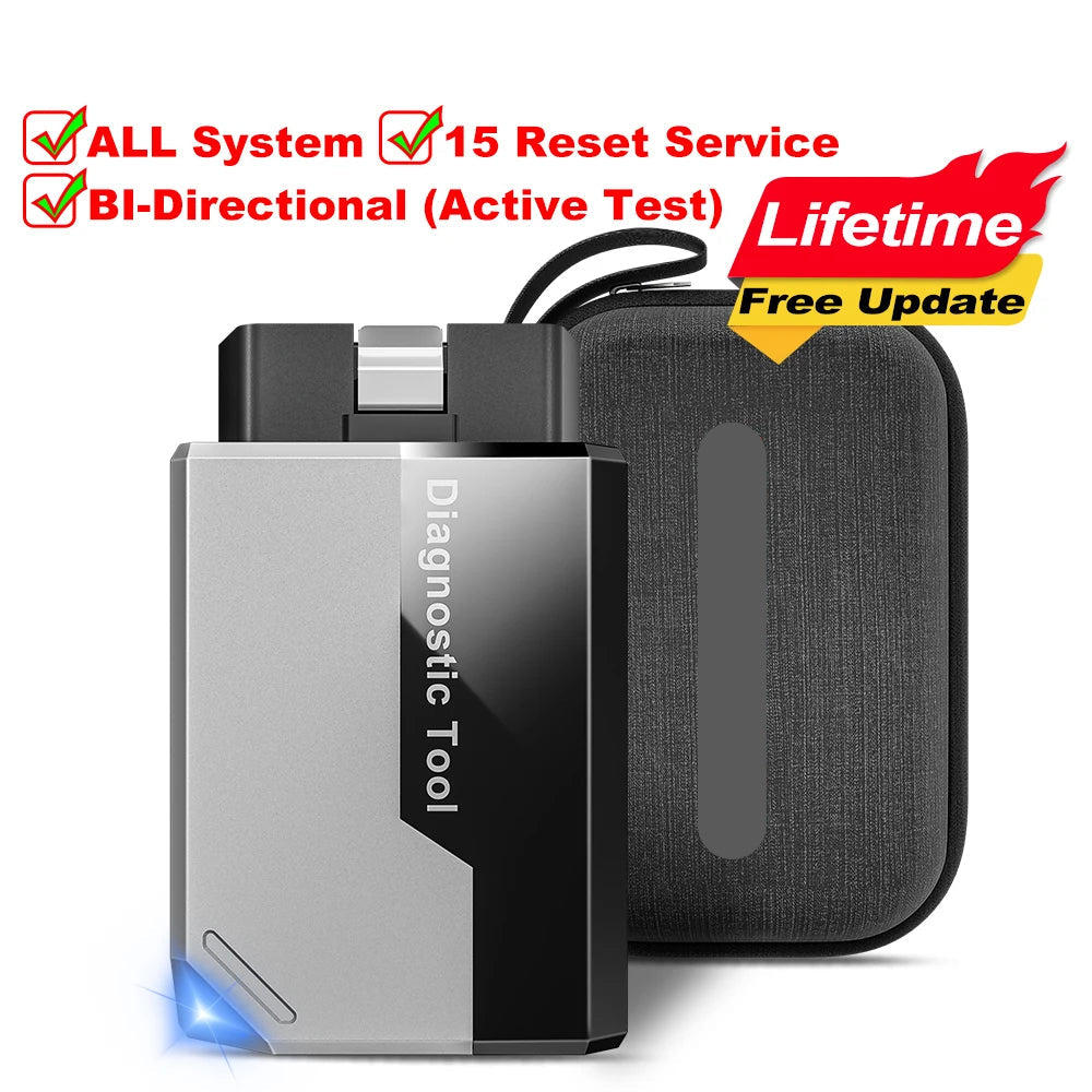OBD2 Scanner - Diagnosecomputer - OBD - Storing Verwijderen - Uitleesapparatuur – Auto Accessoires - Auto Uitlezen - Diagnose apparatuur voor auto's - Auto Diagnose Tool met 15 Resets & Actieve Test