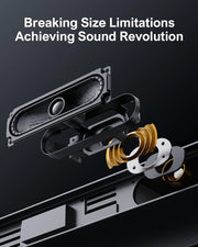 Soundbar - 2.1 Soundbar for TV - Speakers - Speaker cables - Speaker - 190W - 87dB - 45Hz-20KHz - Black