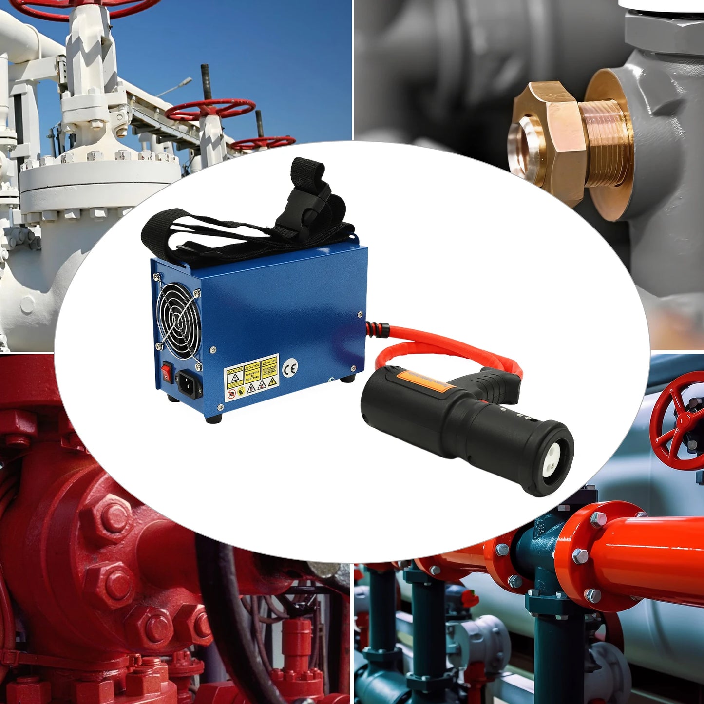 Inductieverhitter – Inductie Verwarmer – Schroefverwarmer – Bouten Losser – Metalen Verwarmingstool – 1500W Vermogen – 800°C Maximale Temperatuur – Inclusief Opbergkist – Vlamvrij Werken