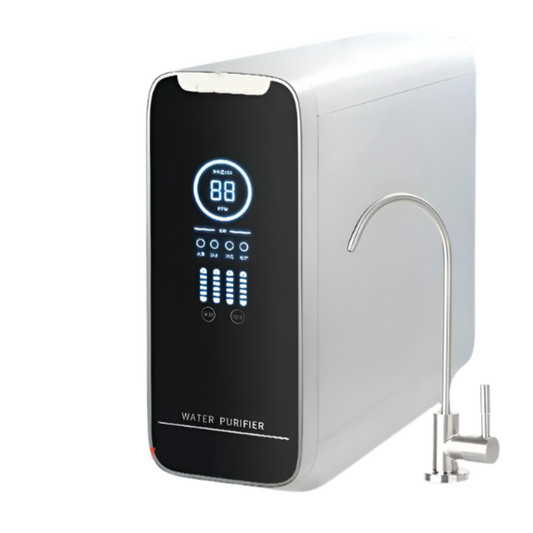 Waterfiltersysteem – Omgekeerde Osmose – Waterzuivering – Kraanwater Filter – Microverontreinigingen Verwijderen – 600 Liter Per Dag – Helder LED-Display - QUORE