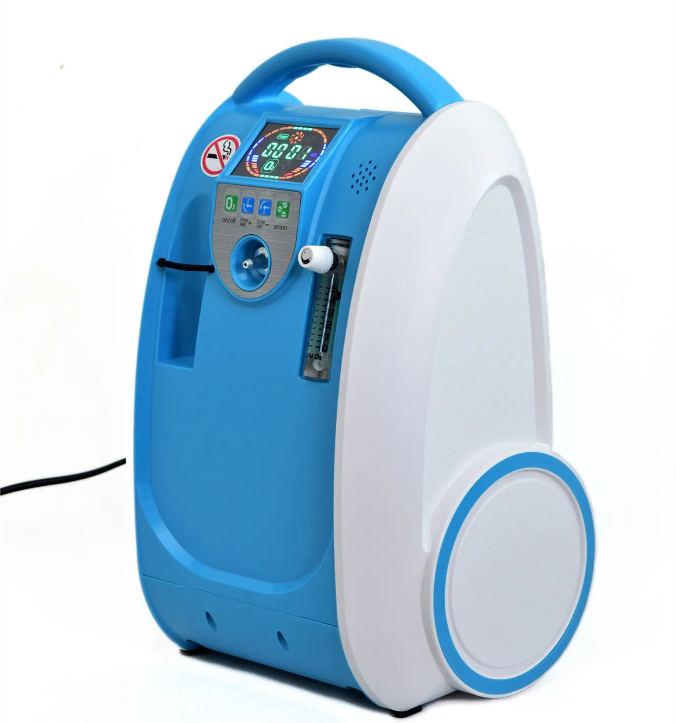 Draagbare Zuurstofconcentrator – Mobiele Zuurstofmachine – Zuurstofgenerator – Ademhalingstoestel – O2 Concentrator – Instelbare 1-5L/min Zuurstofstroom – Stil, Lichtgewicht 5,4 kg - QUORE