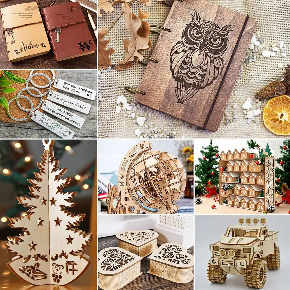 Laser Graveermachine – Laser Cutter – Graveur – Snijmachine – Hobbymachine – 10W Laserlicht – Uitbreidbare Werkruimte