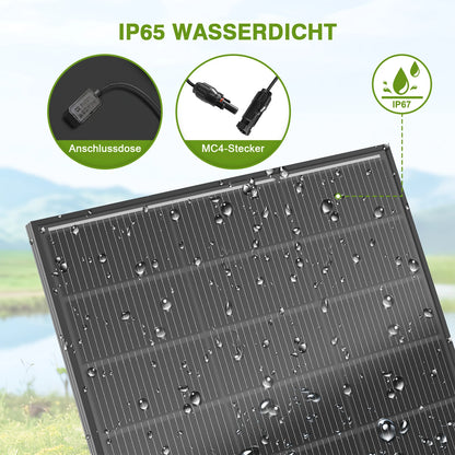 200W Zonnepaneel – Solar Paneel – Monokristallijn Paneel – Zonnecel Module – Zonne-energie Systeem – 12 Volt – Hoog Rendement & Robuuste Constructie