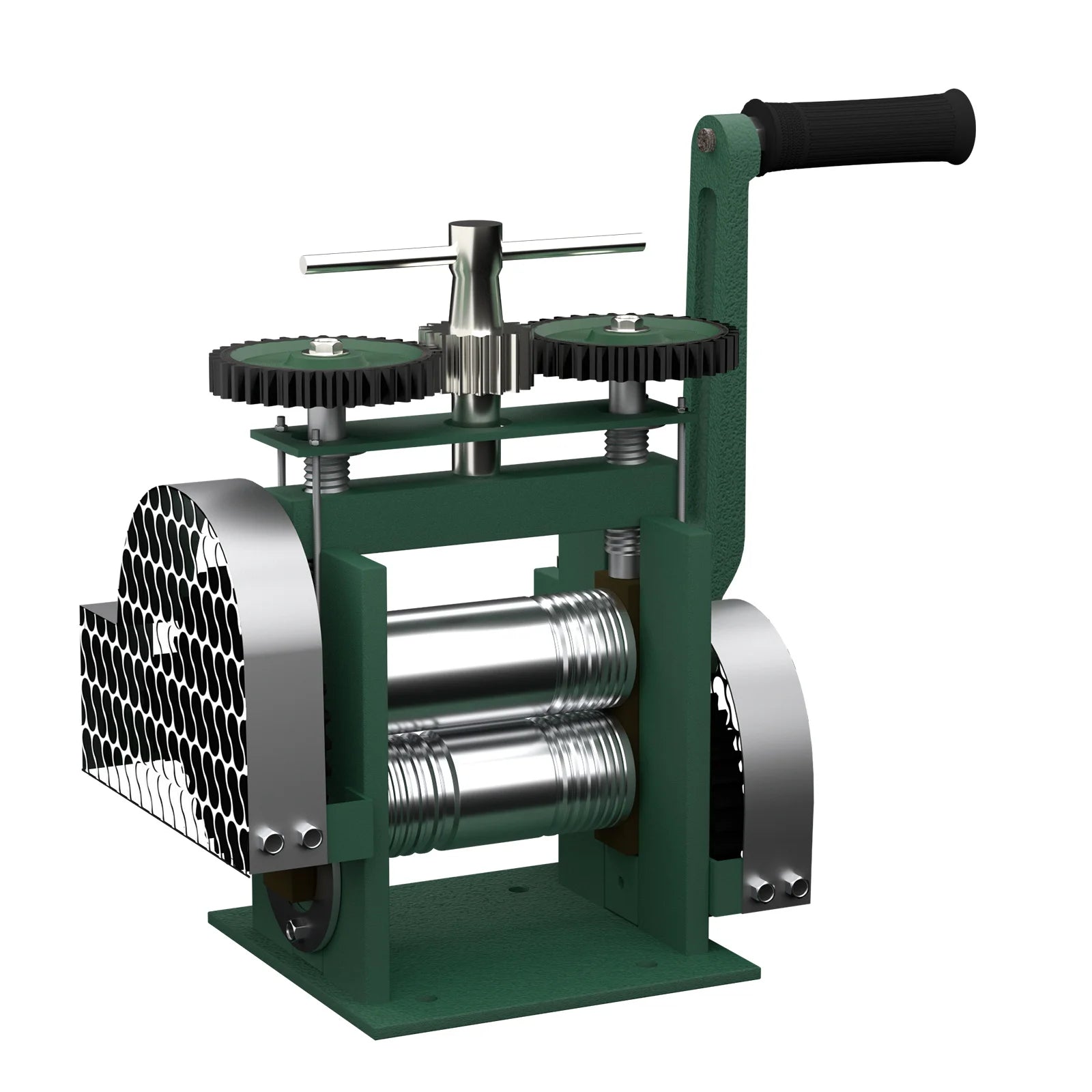 Rolling Mill – Metaalbewerking Machine – Sieraden Gereedschap – Plaat Uitrollen – Gietijzer En Geharde Staal – Precisie Instelling - QUORE