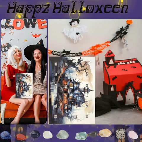 Adventskalender - Kerst adventskalender - Erts Cadeau Doos - Kerst Aftelkalender - Kinder Kerstcadeau - Speelgoed - Speelset - Edelsteen Natuursteen Helende Kristal Verrassing Blind Doos - Set B