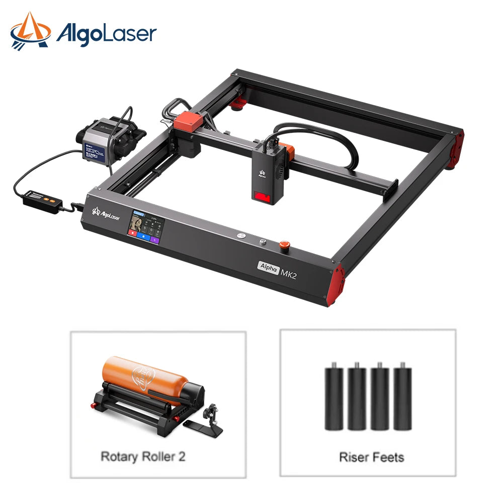 Lasergraveermachine – CNC Laser Cutter – Lasergraveerder – Laser Snijmachine – 20W Laservermogen – 3,5” Touchscreen – Graveeroppervlak 400x410 mm - QUORE