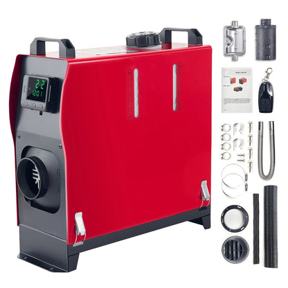 Dieselkachel – 12V Kachel – Caravanverwarmer – Auto Kachel – Camperverwarming – 8 kW Vermogen – 5 Liter Tank - Met LCD