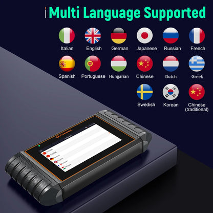 OBD2 Auto Scanner – Diagnose Scanner – Foutcode Reader – Motor Scanner – ABS Scanner – Touchscreen 5,5 Inch – Wifi Updates
