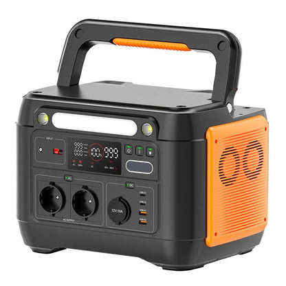 Powerstation – Draagbare Accu – Mobiele Energiebron – Noodstroom – Camping Generator – 1030Wh Capaciteit – Pure Sinusgolf AC