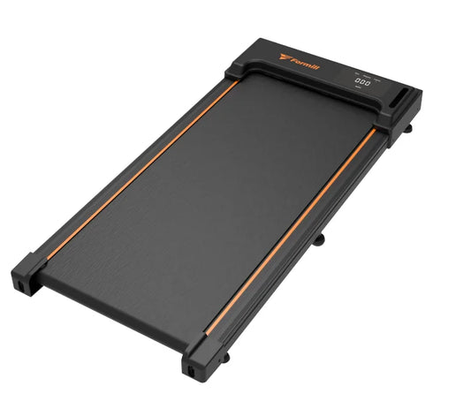 Treadmill - Walking Belt - Walking Pad - Walkingpad - Treadmill - Flat Walking Treadmill - 2.5 HP Motor - 1-6 km/h Speed ​​- Anti-slip - Shock Absorption - Mini Treadmill for Home Office - Black