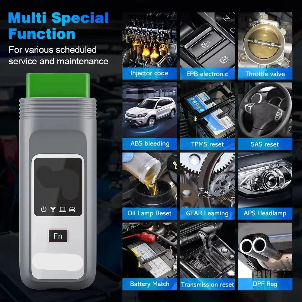 Diagnosetool Jaguar Land Rover – Autodiagnose – ECU Programmering – Sleutelprogrammering – WiFi Verbinding – Gratis Updates