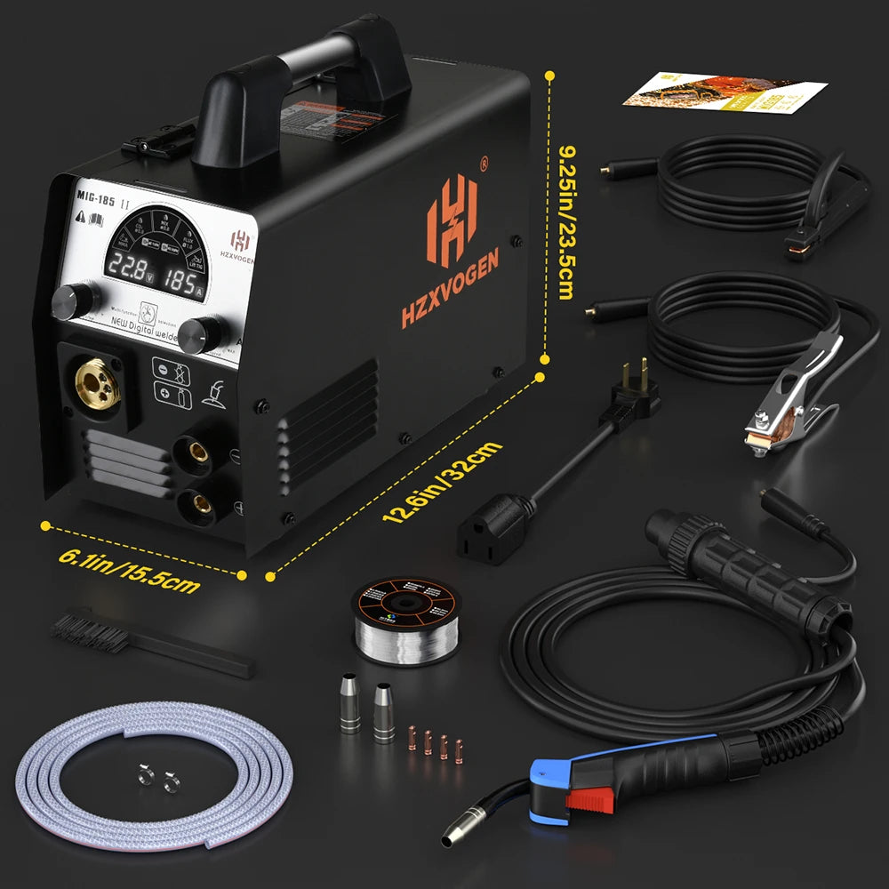 Hzxvogen - Lasmachine - Elektrische lasmachine - Halfautomatische lasmachine - 3 In 1 - 5 in 1 - Halfautomatische lasmachine - Gas Mix-Gas Non-Gas - MIG/TIG/ARC/MMA/MAG - Multifunctionele lasapparatuur