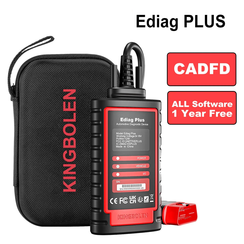 OBD2 Scanner – Diagnoseapparaat – Auto Diagnosetool – Foutcode Uitlezer – CAN-FD Protocol – 15+ Resetfuncties – ECU Codering - QUORE