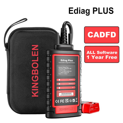OBD2 Scanner – Diagnoseapparaat – Auto Diagnosetool – Foutcode Uitlezer – CAN-FD Protocol – 15+ Resetfuncties – ECU Codering - QUORE