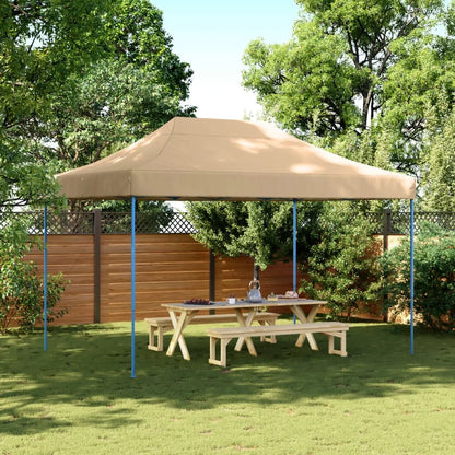 Partytent - Paviljoen - Tent - Easy Up Partytent - Opvouwbare Partytenten - Tuinpaviljoen - 410x279x315 cm - Geschikt voor Familiecamping & Tuinactiviteiten - Oranje