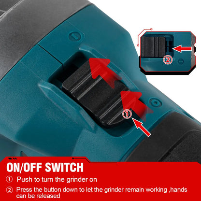 Elektrische Rechte Slijper - Graveer of Polijstmachine - Straight grinder - 2 Accu's - Accu lader - 4 standen - 2000W - 18V