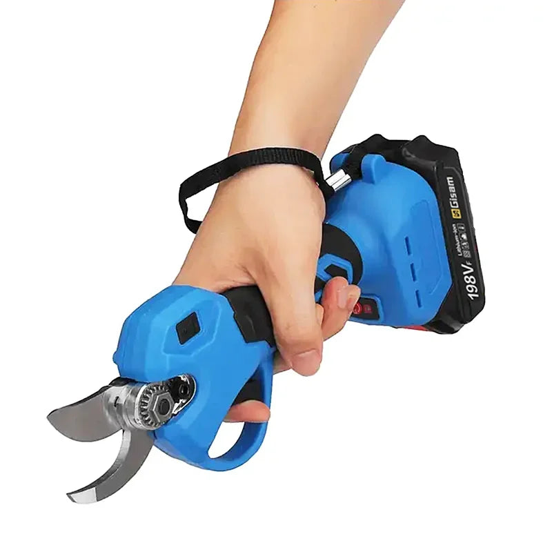 Elektrische Snoeischaar - 40mm - Accu Snoeischaar - Takkenschaar - Heggenschaar - Brushless - 2 Versnellingen - Tuin Gereedschap -  Incl. 2 Accu
