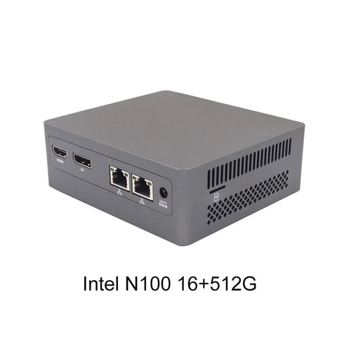 MicroData - Computer - Gaming PC -Mini Desktop - PC - Mini PC - N100 - Intel 12e generatie - 16G 512G