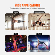 Vevor - Dance Pole - Stripping Pole - Pole Dancing - Dance Bar - 45mm Heavy-Duty - Stainless Steel