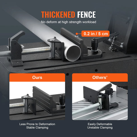 Miter Saw - Grinding Chop Saw - 2800W - Miter Saw and Crosscut Saw - Saw Table - 14"/355mm Blade Diameter - 0-45° Adjustable Angle Miter Saw