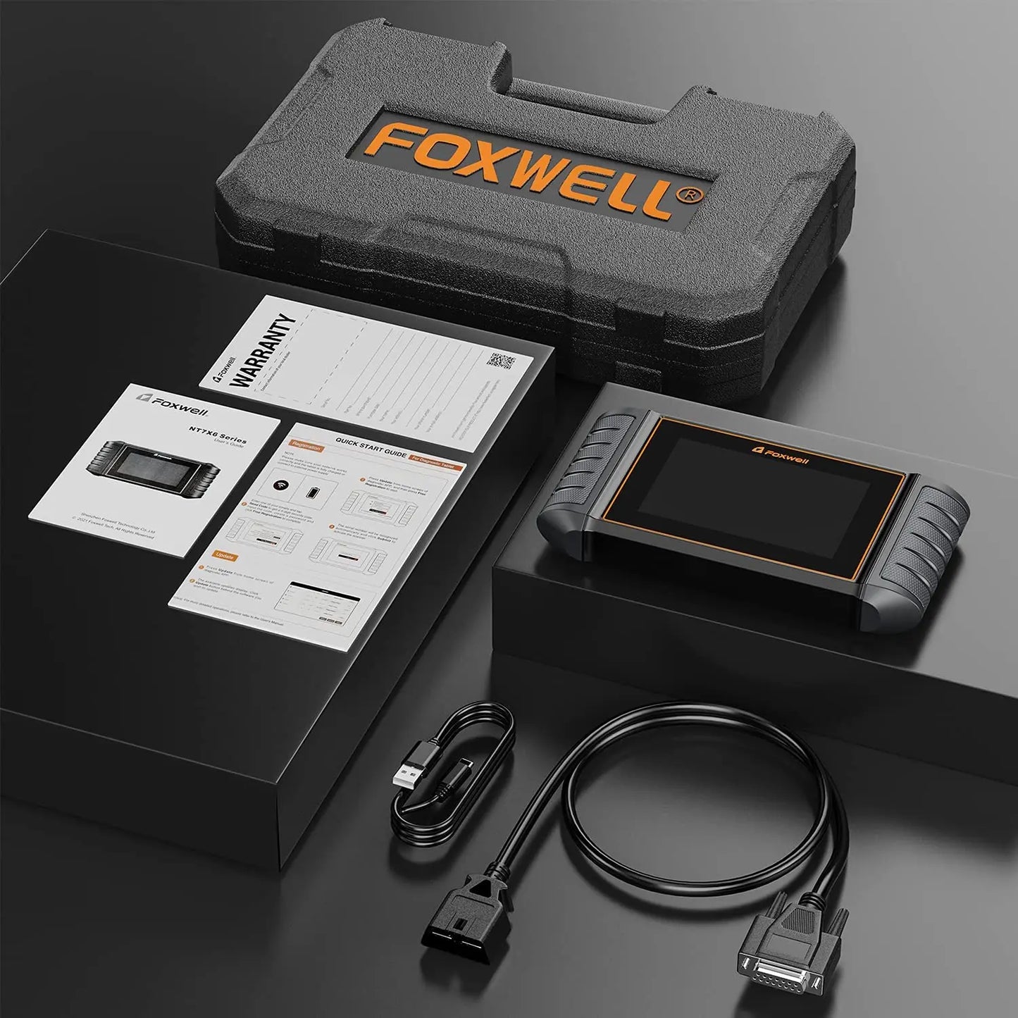 OBD2 Auto Scanner – Diagnose Scanner – Foutcode Reader – Motor Scanner – ABS Scanner – Touchscreen 5,5 Inch – Wifi Updates